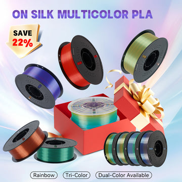 🔥Rainbow / Silk Multicolor PLA 3D Printing Filament