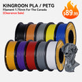 Kingroon PLA / PETG Filament 1.75mm For The Canada-3D Print Material-Kingroon 3D