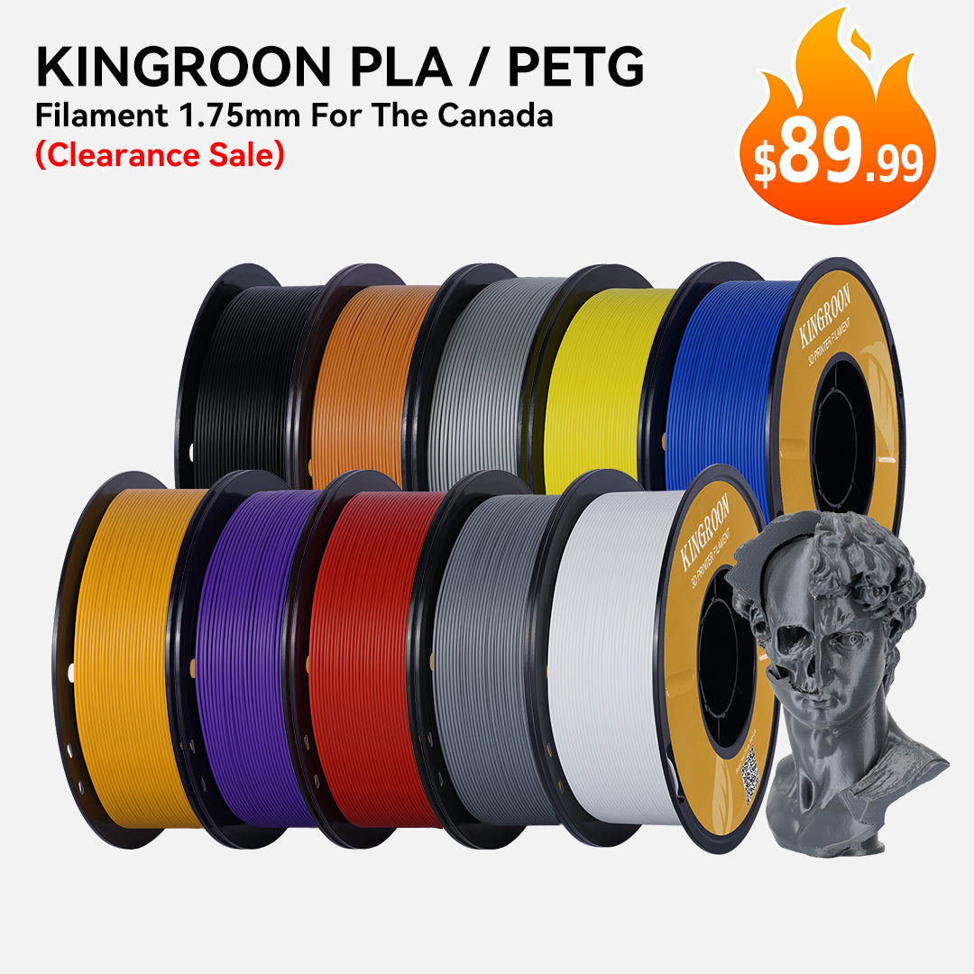 Kingroon PLA / PETG Filament 1.75mm For The Canada-3D Print Material-Kingroon 3D