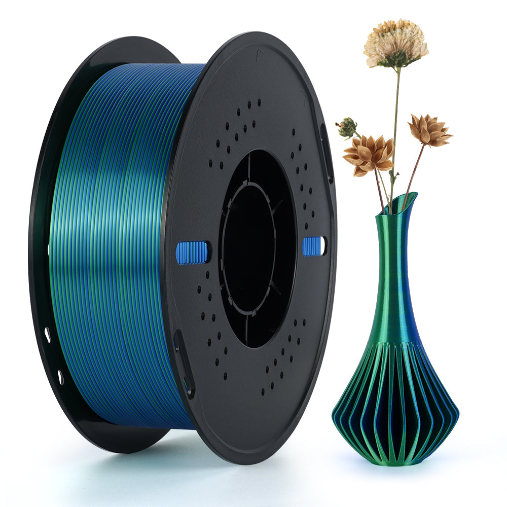 🔥 10KG Rainbow / Silk Tri-color PLA 3D Printing Filament-3D Print Material-Kingroon 3D