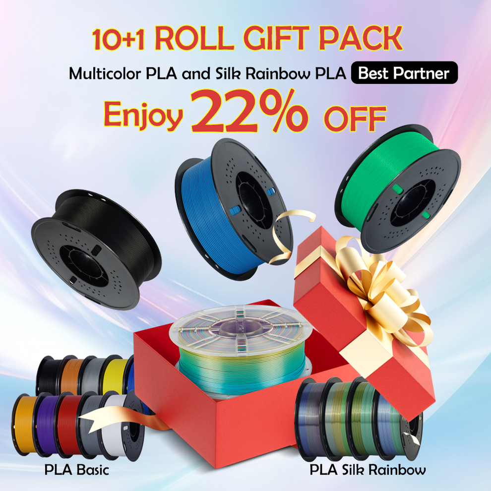 The Ideal Mix of Mixed-Color PLA and Silk Rainbow PLA – KINGROON 3D