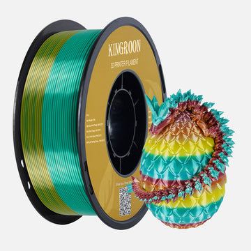 🔥 10KG Rainbow / Silk Tri-color PLA 3D Printing Filament-3D Print Material-Kingroon 3D