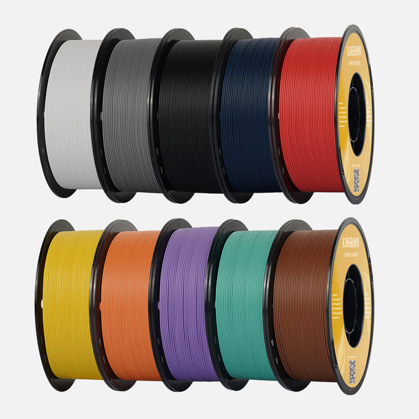 KINGROON 10KG PLA Multicolor Matte 3D Printer Filament