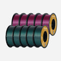 🔥 10KG Rainbow / Silk Tri-color PLA 3D Printing Filament-3D Print Material-Kingroon 3D