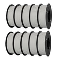white 3D printer filament