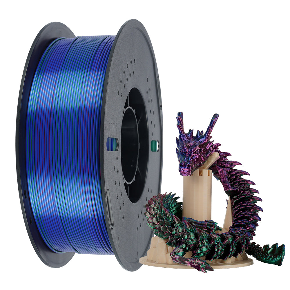 KINGROON 10KG PLA Silk Tri Color 3D Printer Filament