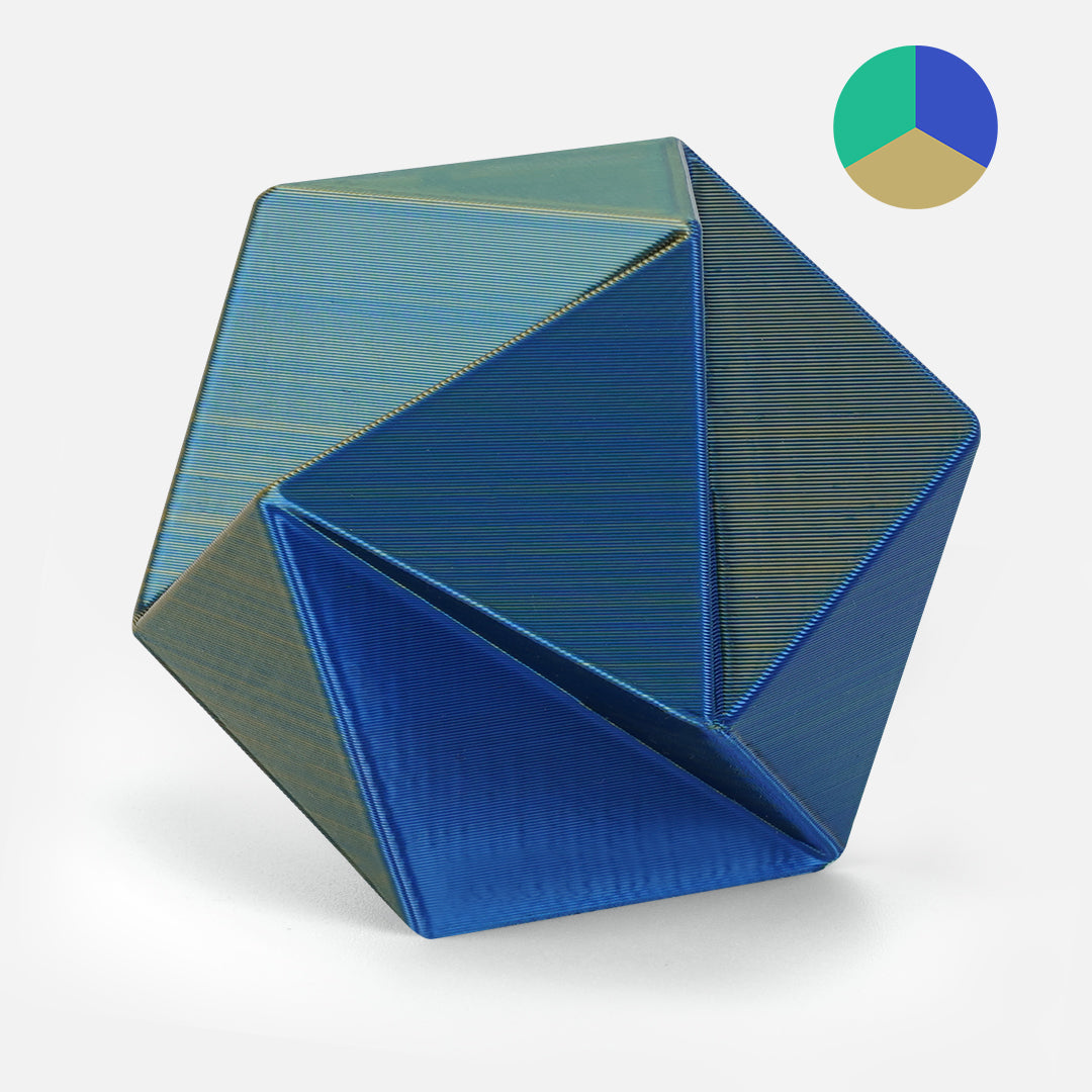 KINGROON 10KG PLA Silk Tri Color 3D Printer Filament