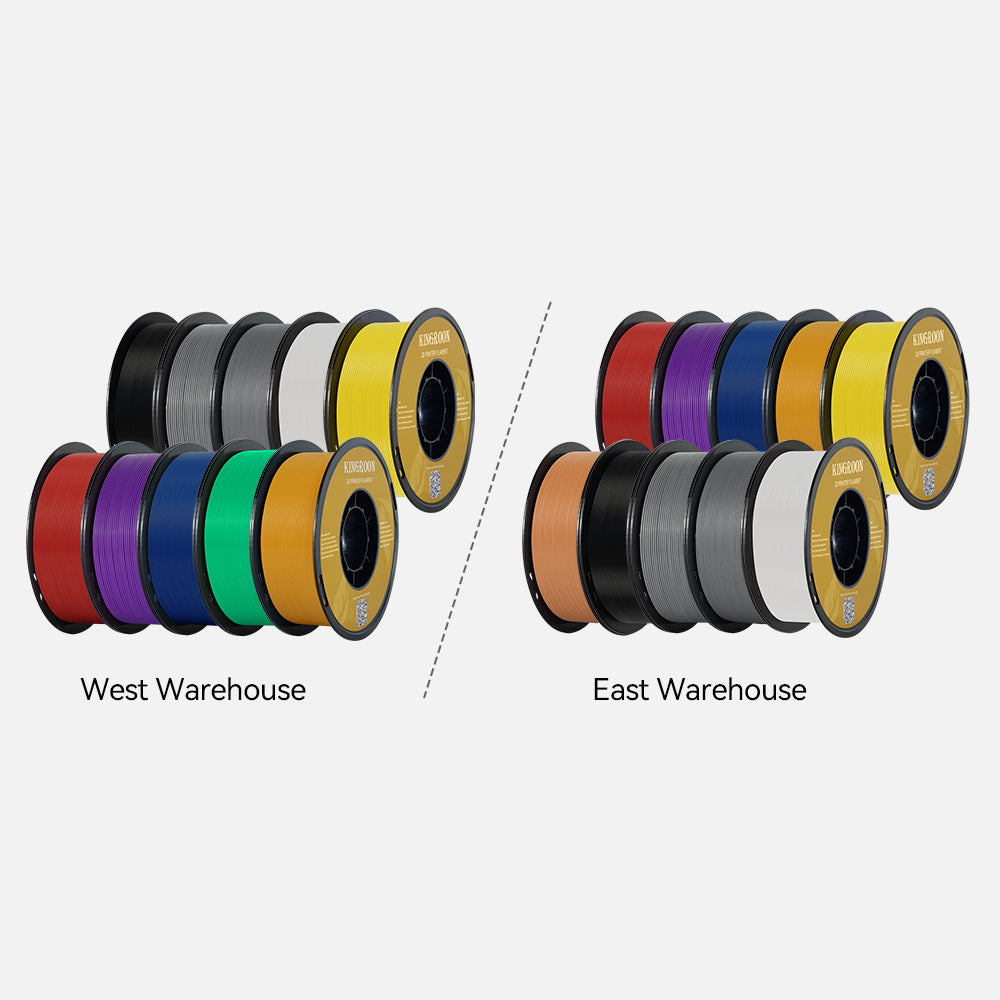 KINGROON Multicolor PLA Basic 3D Printer Filament