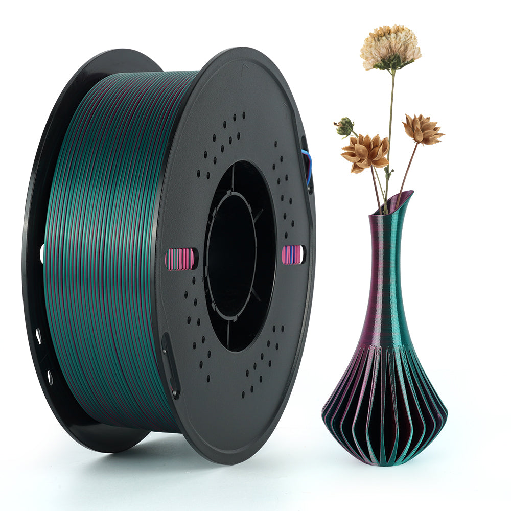 🔥 10KG Rainbow / Silk Tri-color PLA 3D Printing Filament-3D Print Material-Kingroon 3D