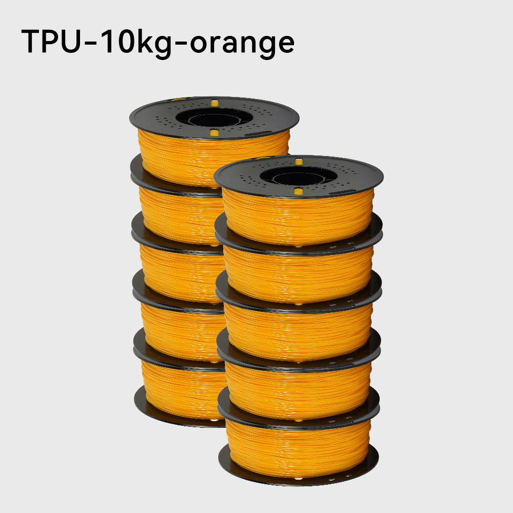 Orange TPU filament